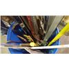 Image 2 : BIN OF ASSORTED LARGE HAND TOOLS (BIN NOT INCLUDED)