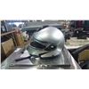 Image 2 : MAX FULL FACE SILVER MOTORCYCLE HELMET