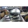 Image 2 : MAX FULL FACE SILVER MOTORCYCLE HELMET