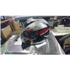 Image 2 : AGV FULL FACE BLACK/GREY/RED MOTORCYCLE HELMET