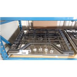 KITCHEN AID STAINLESS STEEL 5 BURNER GAS COOK TOP