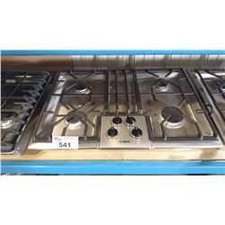 BOSCH STAINLESS STEEL 4 BURNER GAS COOK TOP