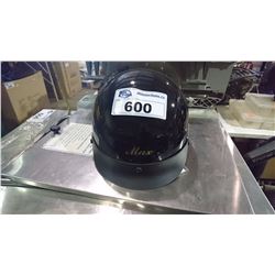 MAX BLACK MOTORCYCLE HELMET