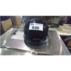 MAX BLACK MOTORCYCLE HELMET