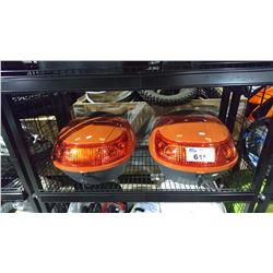 PAIR OF MOTORCYCLE MOUNTED STORAGE COMPARTMENTS