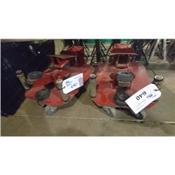 PAIR OF HEAVY DUTY PEDAL LIFTING JACKS