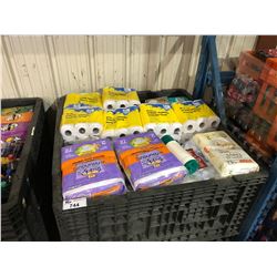 BIN OF ASSORTED FOOD/BEVERAGE PRODUCTS (BIN NOT INCLUDED)