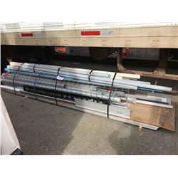 PALLET OF PIPING CHANNEL AND WALK BOARD