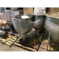 PALLET OF STAINLESS STEEL MELTING KETTLES