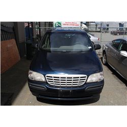 2000 CHEVROLET VENTURE, BLUE, VIN # 1GNDU23E5YD240634, 181,567KMS, GAS, AUTOMATIC