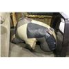 Image 2 : LEATHER HIPPOPOTAMUS STOOL