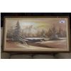 Image 1 : PAINTING WITH OAK FRAME