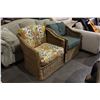 Image 2 : PAIR OF WICKER CHAIRS
