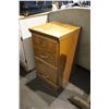 Image 2 : 2 DRAWER OAK FILING CABINET