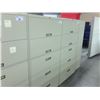 Image 2 : STEELCASE BEIGE 5 DRAWER LATERAL FILE CABINET