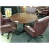 Image 2 : MAHOGANY 42" ROUND TABLE