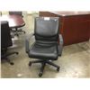 Image 2 : BLACK LEATHER MID BACK EXECUTIVE CHAIR