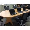 Image 2 : MAPLE 8' RACETRACK BOARDROOM TABLE