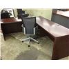 Image 2 : DARK CHERRY 6X7' CORNER COMPUTER DESK