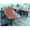 Image 2 : MAHOGANY GLOBAL NUT CRACKER 8' CONFERENCE TABLE