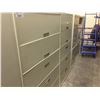 Image 2 : BEIGE 5 DRAWER LATERAL FILE CABINET