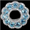 Image 1 : Natural Swiss Blue Topaz Ring