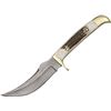 Image 1 : American Hunter, Cub Skinner, Stag Handle, Damascus Blade, #AH622D, NEW IN BOX