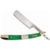 Image 1 : Uncle Lucky Razor Straight Edge, Green Bone with MOP, FUL148GBMP