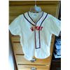 Image 1 : Vintage Size Small (child size) Baseball Jersey made by DaVal, Made in USA, 100% Cotton "W MAY"
