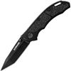 Image 1 : SCHRADE Black Extreme Tanto Linerlock  $23 Retail, SCH201T