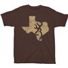 Image 1 : Browning MEN'S T-SHIRT DISTRESSED TEXAS Adult MEDIUM RUSSETT, new unused, z BRD1629822m