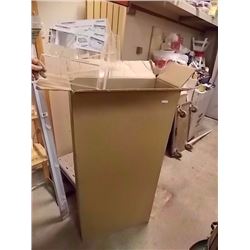 LARGE BOX OF DISPLAY GLASS