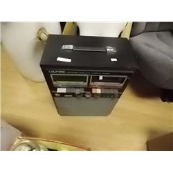 RETRO CALIFONE KAREOKE MACHINE - DUAL CASSETTE