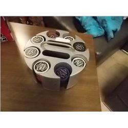 ORANGE COUNTRY CHOPPER POKER CHIPS