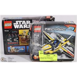 PAIR OF LEGO MODEL KITS -1 TECHNIC AND 1 STAR WARS