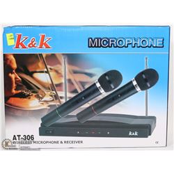 NEW K&K MICROPHONE AND RECEIVER KIT