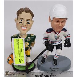 2 BOBBLEHEADS INCL OILERS & ESKIMOS