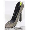Image 1 : GLITTER PUSH BUTTON STILETTO TELEPHONE