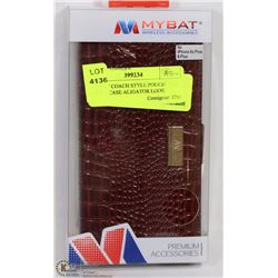 MY BAT COACH STYLE POUCH PHONE CASE ALLIGATOR LOOK