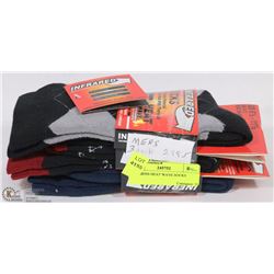 3PK MENS HEAT WAVE SOCKS
