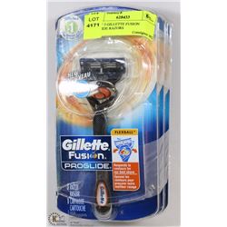 LOT OF 3 GILLETTE FUSION PROGLIDE RAZORS