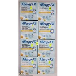 8 BOXES OF ALLERGY FX MULTI SYMPTOM ALLERGY RELIEF