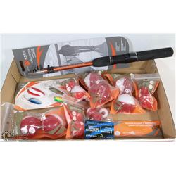 NEW SOUTHBEND NEUTRON SERIES 5-SECTION TELESCOPIC FISHING ROD