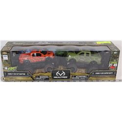 NEW REALTREE REMOTE CONTROL TRUCKS SET