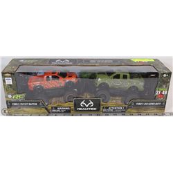 NEW REALTREE REMOTE CONTROL TRUCKS SET