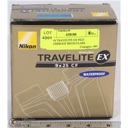 NIKON TRAVELITE EX 9X25 WATERPROOF BINOCULARS