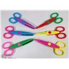 Image 1 : SIX NEW SCRAPBOOKING SCISSORS