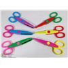 Image 1 : SIX NEW SCRAPBOOKING SCISSORS
