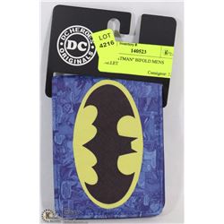 NEW "BATMAN" BIFOLD MENS WALLET