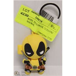 NEW MARVEL DEADPOOL YELLOW SUIT 3D FIGURAL